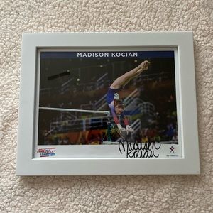 Framed Madison Kocian Autographed Photo
